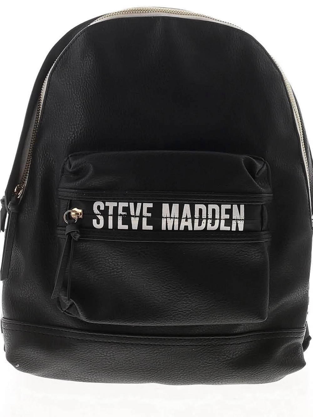 Steve Madden Black Backpack with White Logo